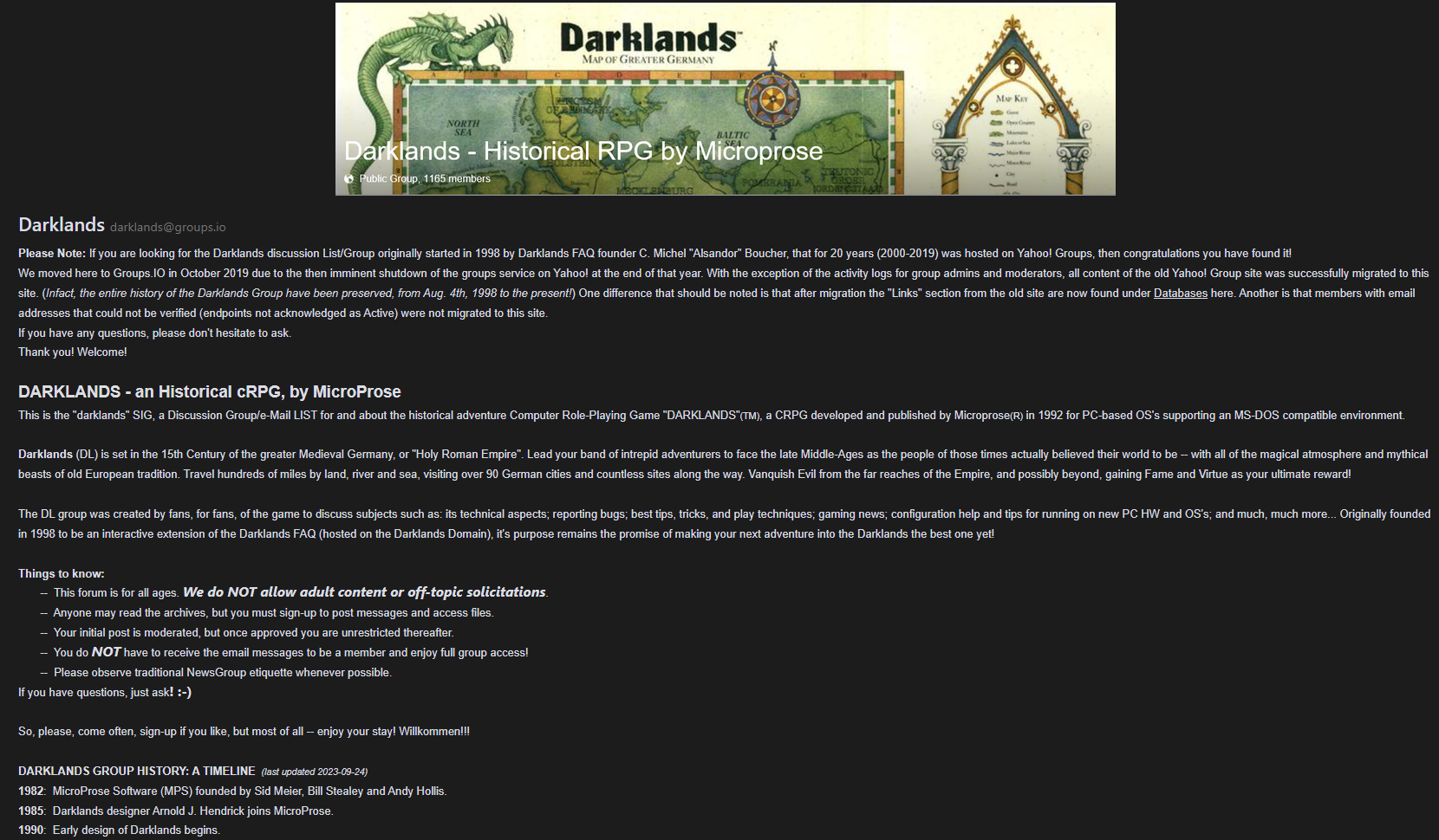 Darklands community group preview