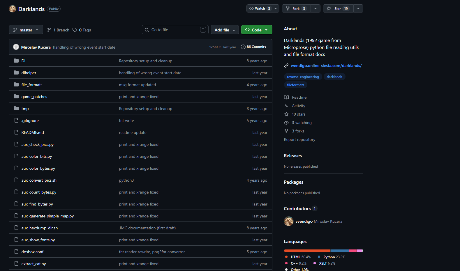 Wendigo GitHub repository preview